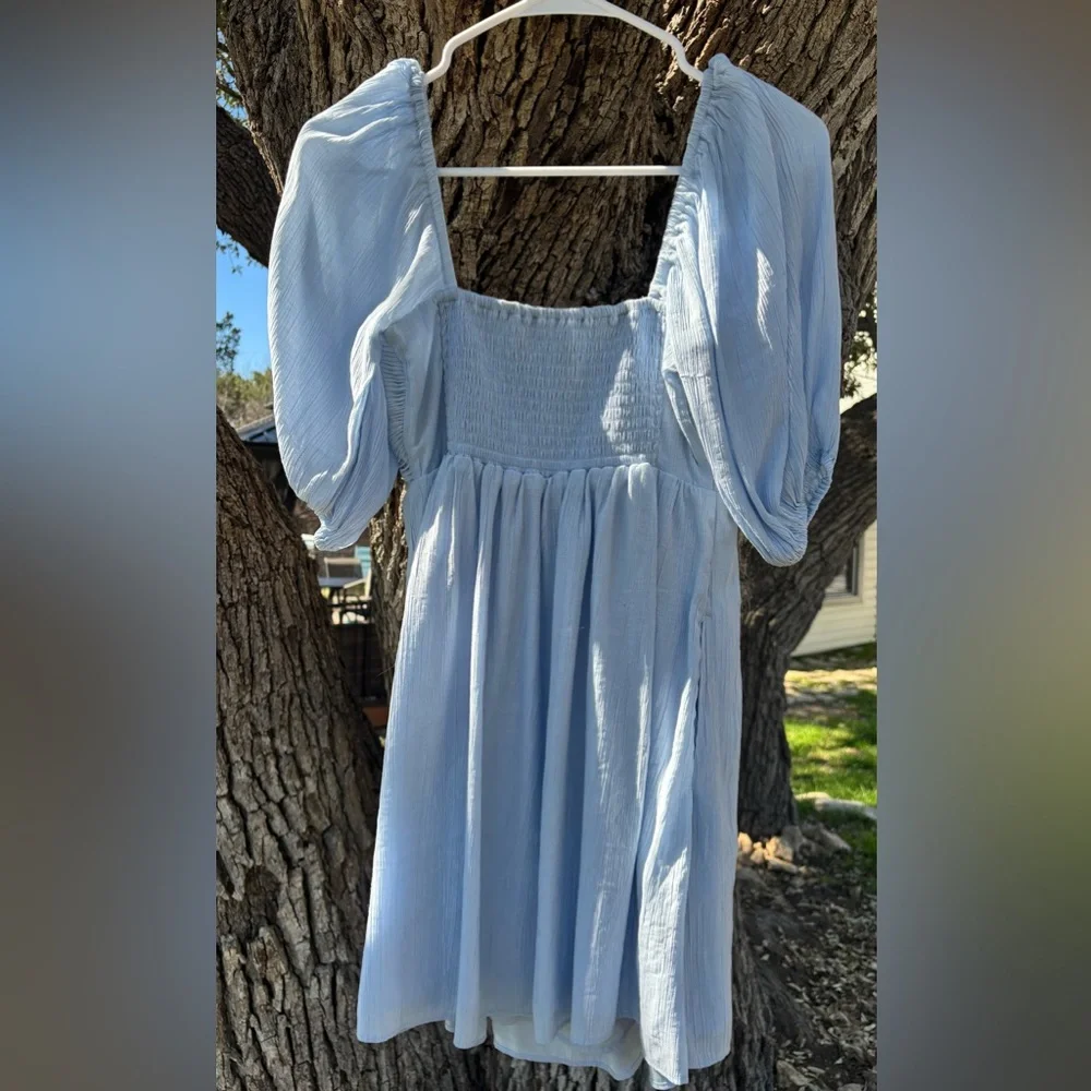 Abercrombie&Fitch Puff Sleeve Mini Dress - Picture 2 of 8